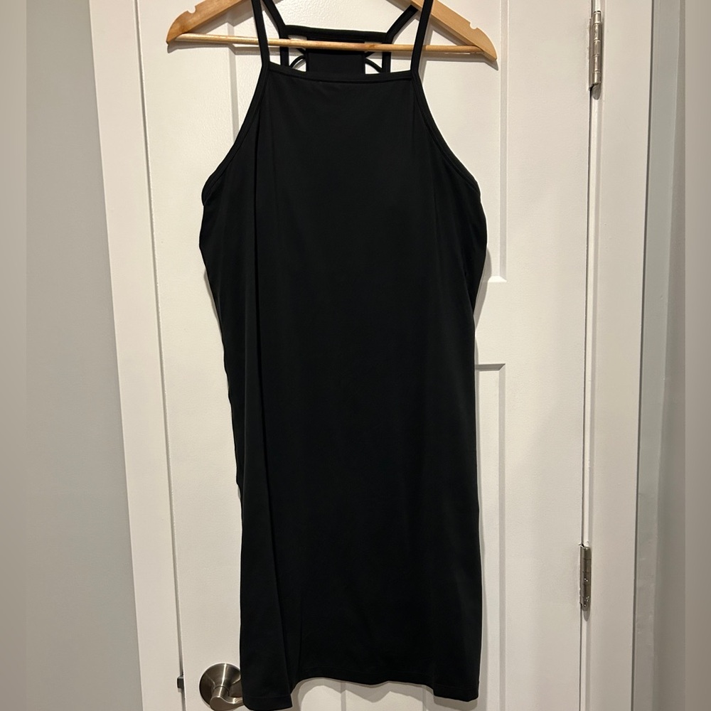 Prana Black Backless Summer Dress